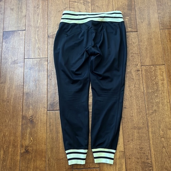 Athleta Black & Cream Striped Varsity jogger Pant Size S - Picture 10 of 12